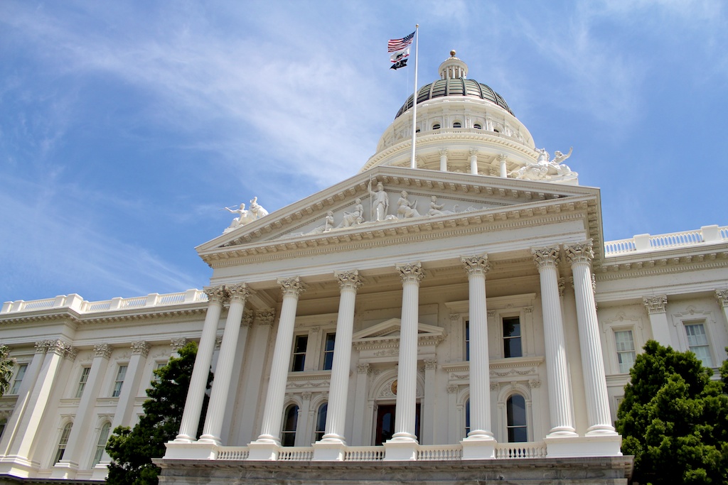 The California State Capitol in Sacramento
