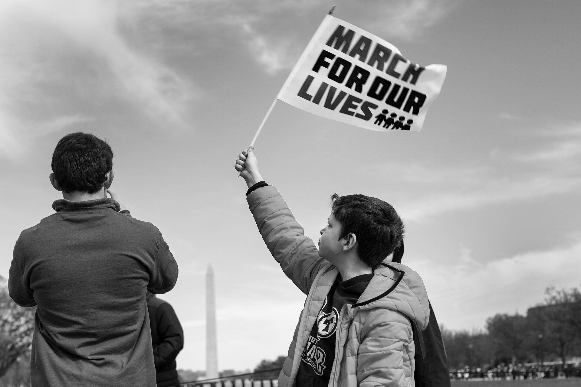 Crowds at a March for Our Lives gun-violence-prevention rally in Washington, D.C.