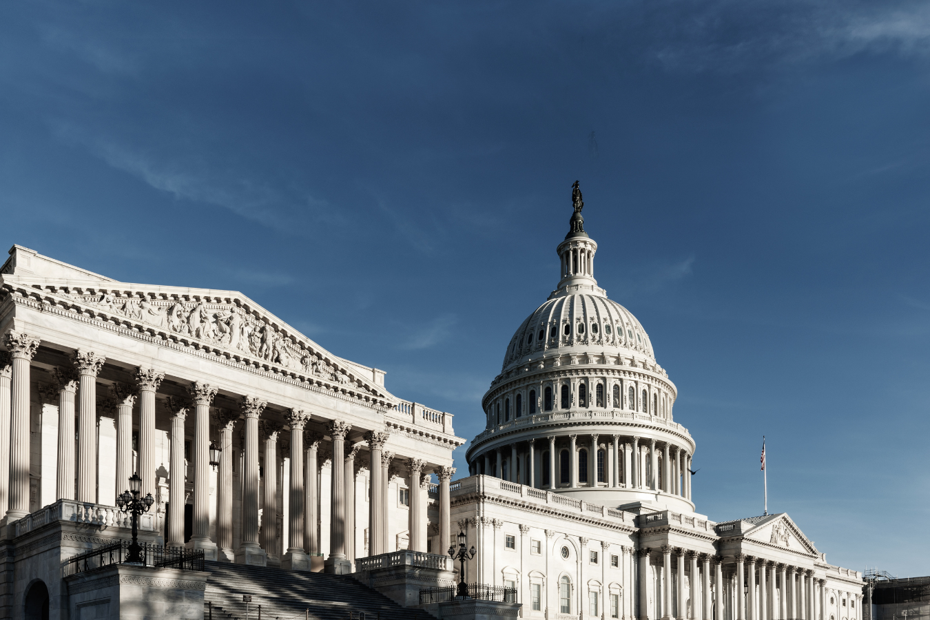 The U.S. Capitol — the fight over affordable student loan repayment