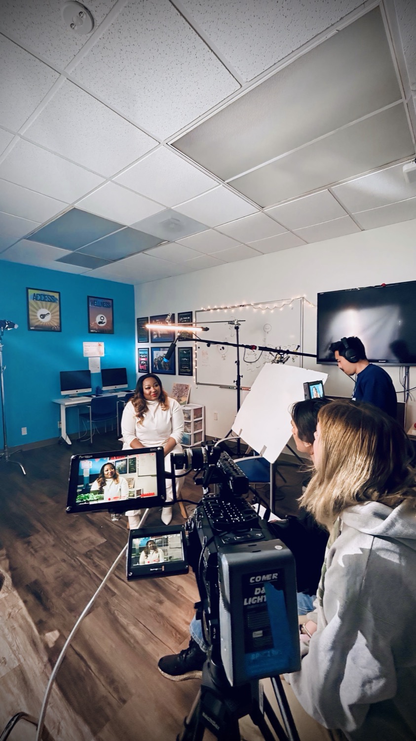 Hannah Naomi Jones, film shoot