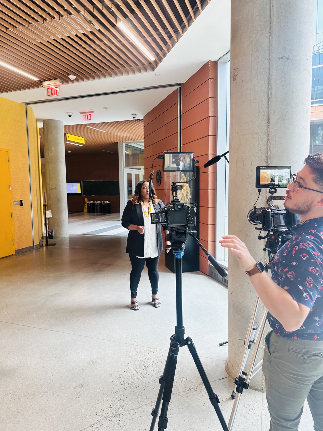 Hannah Naomi Jones, on camera