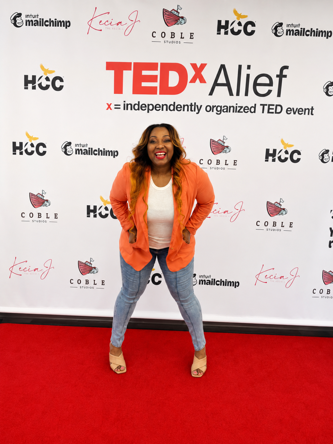 Hannah Naomi Jones, tedxalief carpet